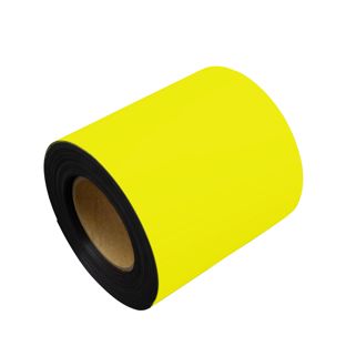 Magnetband farbig 150 mm | gelb  | 10 m | 1 mm