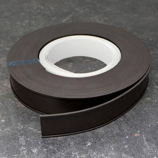 Etikettenhalter, C-Profil, magnetisch, auf Rolle 40 mm | inkl. Einlegepapier und Schutzfolie  | 10 m