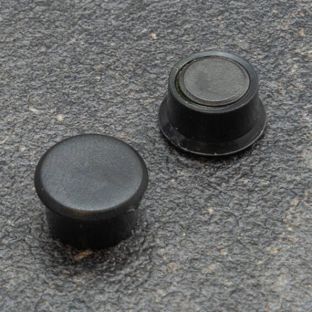 Büromagnet, rund 13 mm | schwarz 