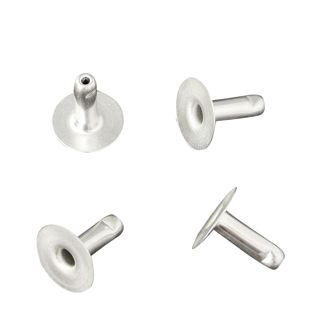 Doppelhohlnieten, Unterteil, offen, Typ A, 10 mm Kopfdurchmesser 