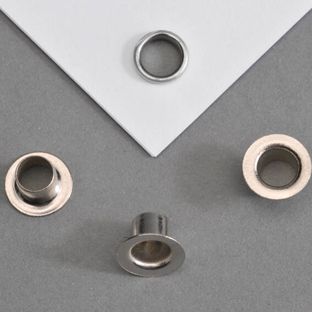 Ösen für Papier Nr. 271 - Ø 6mm - L 7,2mm  | vernickelt 