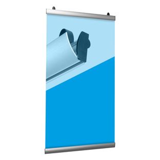Klemmschienen für Plakate, Aluminium, aufklappbar 
