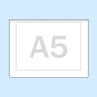 Rechtecktaschen, selbstklebend A5  | Breitseite  | mit Füllhöhe  | PP 