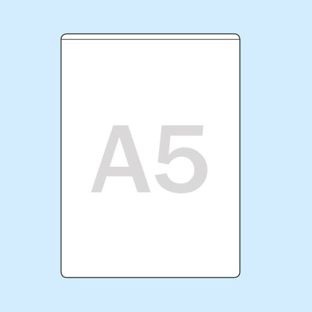 Rechtecktaschen, selbstklebend A5  | Schmalseite  | ohne Füllhöhe  | PP 