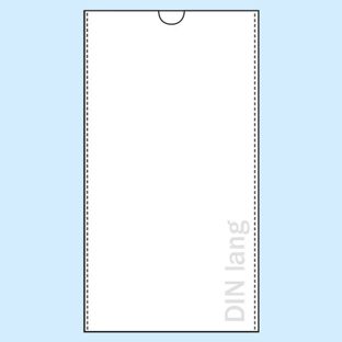 Dokumentenhüllen, transparent 1/3 A4 