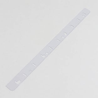 Abheftstreifen für Bindekämme A4, SureBind, 0,5 mm, transparent 