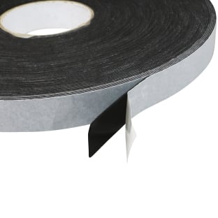 Doppelseitiges PE-Schaumklebeband, schwarz, 1 mm dick, stark haftend, EL100-02 25 mm