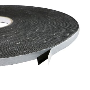 Doppelseitiges PE-Schaumklebeband, schwarz, 1 mm dick, stark haftend, EL100-02 9 mm