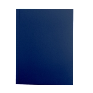 Einbanddeckel A4, NOBLESS, Karton mit Aufschlag-Rille blau