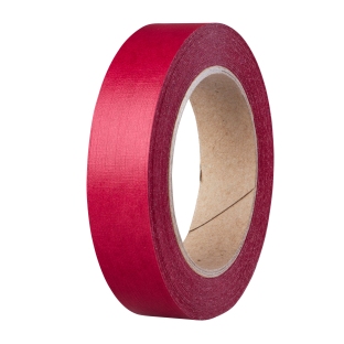 REGUtaf H3 Fälzelband, Spezialfaserpapier, fein genarbt rot | 25 mm