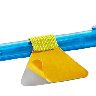 Stiftschlaufe selbstklebend, gelb 