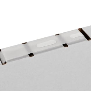 Silikonklebestreifen, 10 x 30 mm, schwach haftend, leicht ablösbar (Schachtel mit 1.000 Stück) 