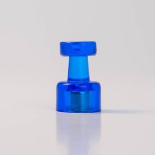 Magnetpins, ø = 10 mm, zu 10 Stück im Set blau