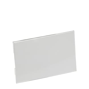 Namensschilder Acryl Clear Magnet transparent im 10er Set 