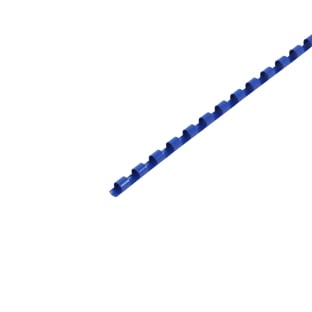 Plastikbinderücken A4, rund 6 mm | blau