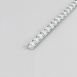 Plastikbinderücken A4, rund 12 mm | grau