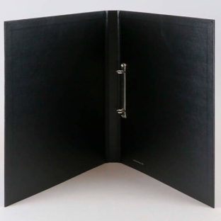 Präsentationsringbuch A4 16 mm | schwarz | 2-Ring Rundring-Mechanik