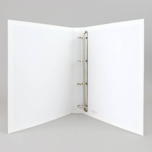 Präsentationsringbuch A4 25 mm | weiß | 4-Ring Rundring-Mechanik