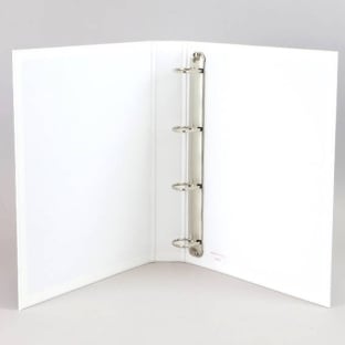 Präsentationsringbuch A4 30 mm | weiß | 4-Ring Rundring-Mechanik
