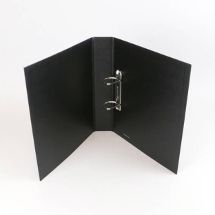 Präsentationsringbuch A4 40 mm | schwarz | 2-Ring Rundring-Mechanik