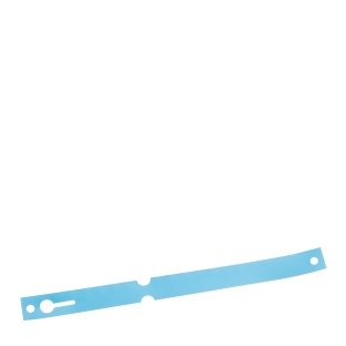 Schlaufenanhänger für Schlüssel, HDPE-Folie blau