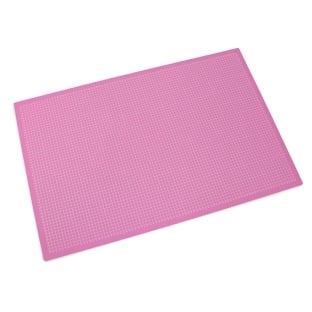 Schneidematte A1, 90 x 60 cm, selbstheilend, mit Raster pink|grau