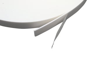 Doppelseitiges PE-Schaumklebeband, weiß, 1 mm dick, stark haftend, EL100 19 mm