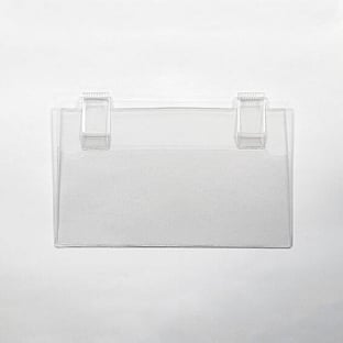 Gitterboxtaschen mit Klammern DIN A6 Querformat