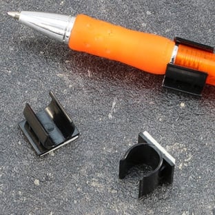 Stifthalter 12 x 15 mm, selbstklebend, schwarz 
