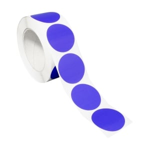 Markierungspunkte aus Papier dunkelblau | 40 mm