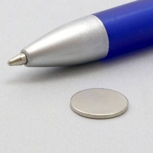 Scheibenmagnete aus Neodym, 12 mm x 1 mm, N35 