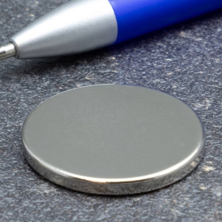 Scheibenmagnete aus Neodym, 30 mm x 3 mm, N45 