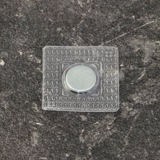 Scheibenmagnete aus Neodym, einnähbar, quadratisch, 12 mm x 2 mm, N35 