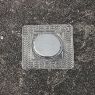Scheibenmagnete aus Neodym, einnähbar, quadratisch, 18 mm x 2 mm, N35 