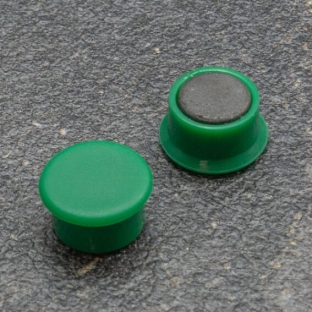 Büromagnet, rund 13 mm | grün