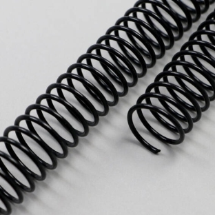 Spiralbinderücken, Plastikspiralen, DIN A4, 4:1 Teilung 12 mm | schwarz