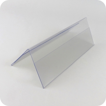 Tischnamensschild PVC, 29,80 x 11,5 cm, Format A4 (1/2), Querformat 