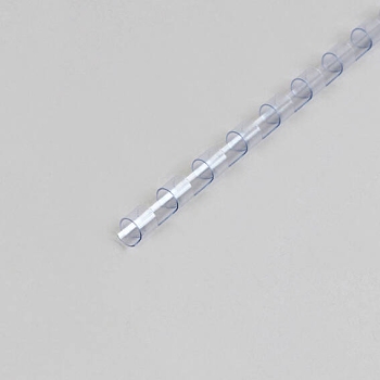 Plastikbinderücken A4, rund 6 mm | transparent
