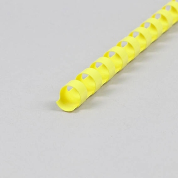 Plastikbinderücken A4, rund 10 mm | gelb