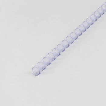Plastikbinderücken A4, rund 12 mm | transparent