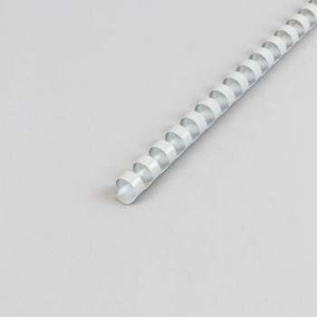 Plastikbinderücken A4, rund, 12 mm | grau