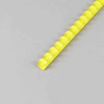 Plastikbinderücken A4, rund 14 mm | gelb