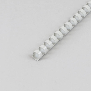 Plastikbinderücken A4, rund, 14 mm | grau