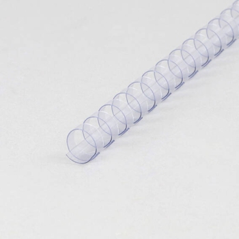 Plastikbinderücken A4, rund 16 mm | transparent
