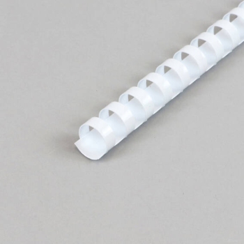 Plastikbinderücken A4, rund 16 mm | weiß