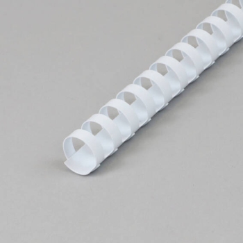 Plastikbinderücken A4, rund, 19 mm | weiß