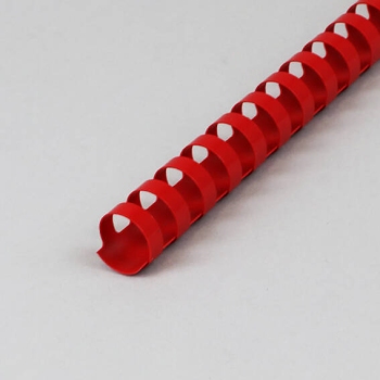 Plastikbinderücken A4, rund, 19 mm | rot