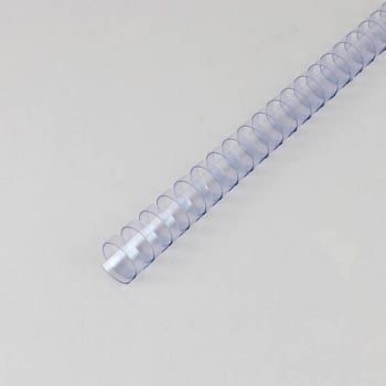 Plastikbinderücken A4, oval 22 mm | transparent