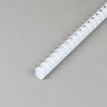 Plastikbinderücken A4, oval 22 mm | weiß
