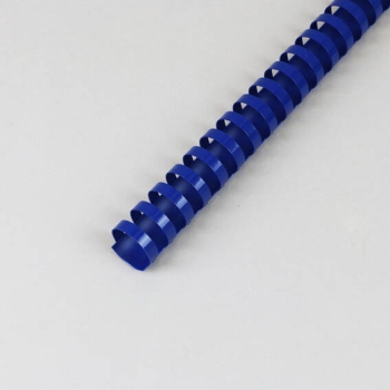 Plastikbinderücken A4, oval 25 mm | blau